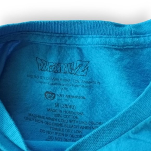 Dragonball Z anime tshirt Men's medium blue - Picture 2 of 4
